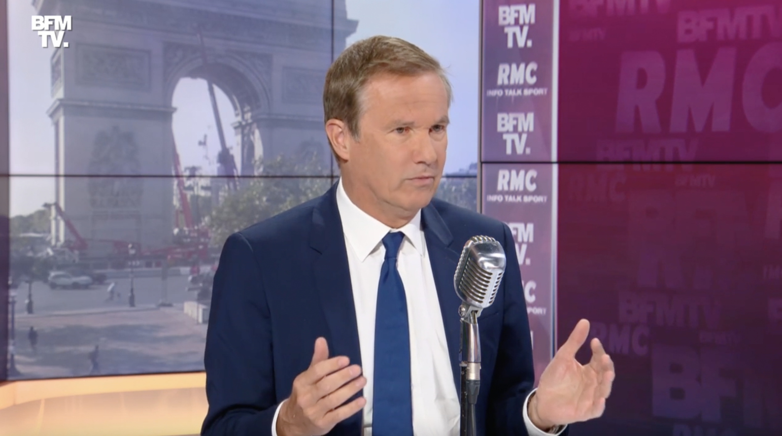 Nicolas Dupont Aignan Sur BFMTV 20 Juillet 2021 Debout La France