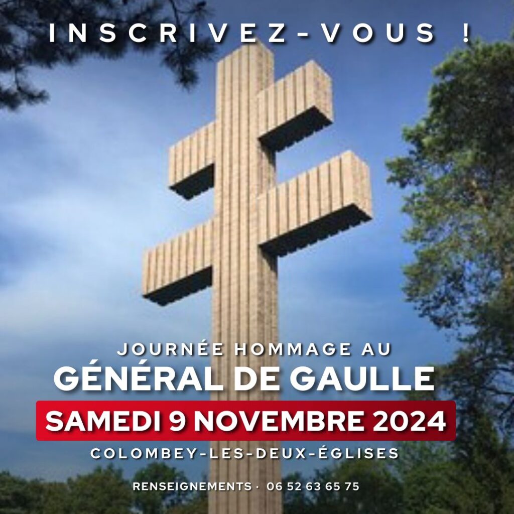 Journée Hommage au Général de Gaulle, le 9/11/24