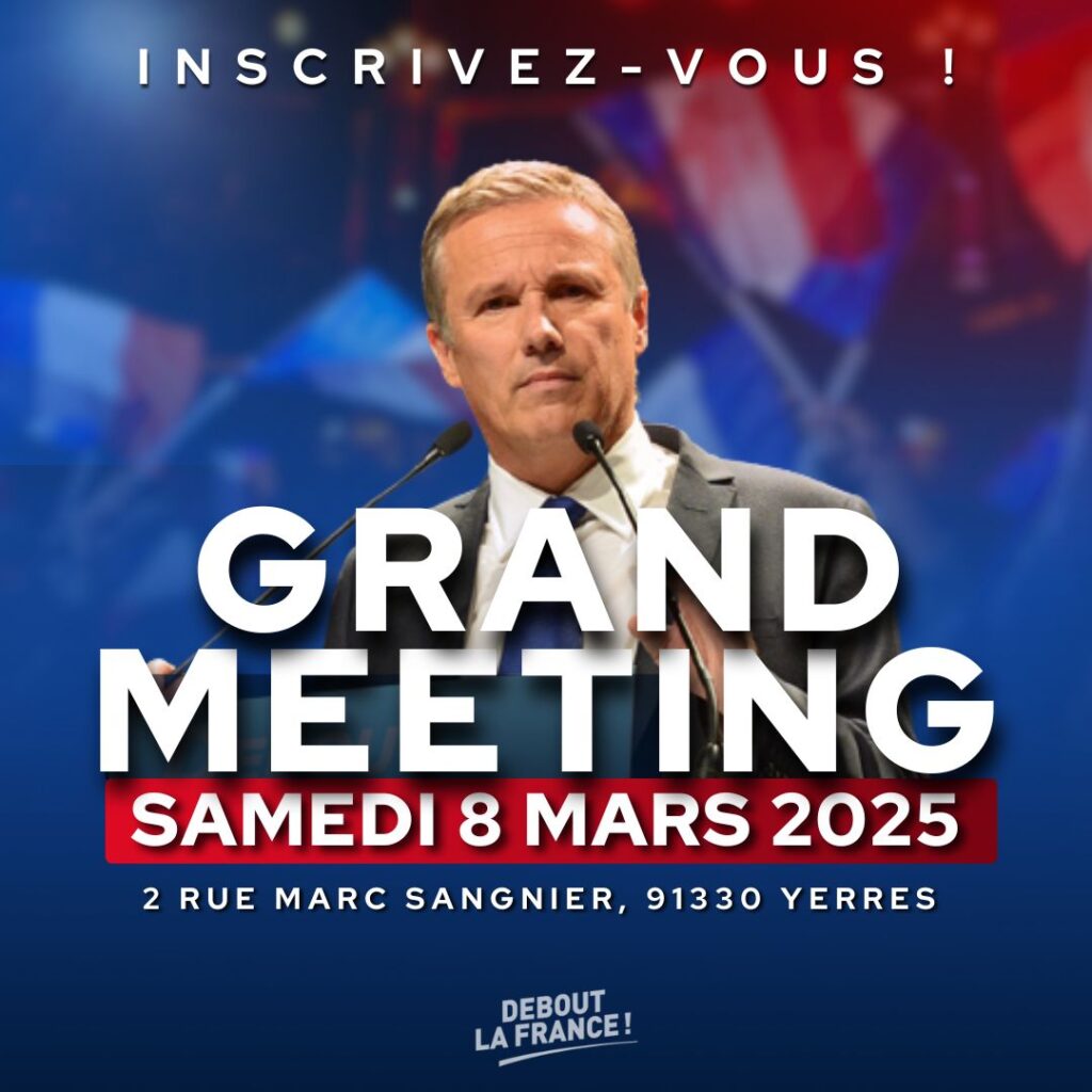 Grand Meeting · Samedi 8 mars 2025 : Inscrivez-vous !