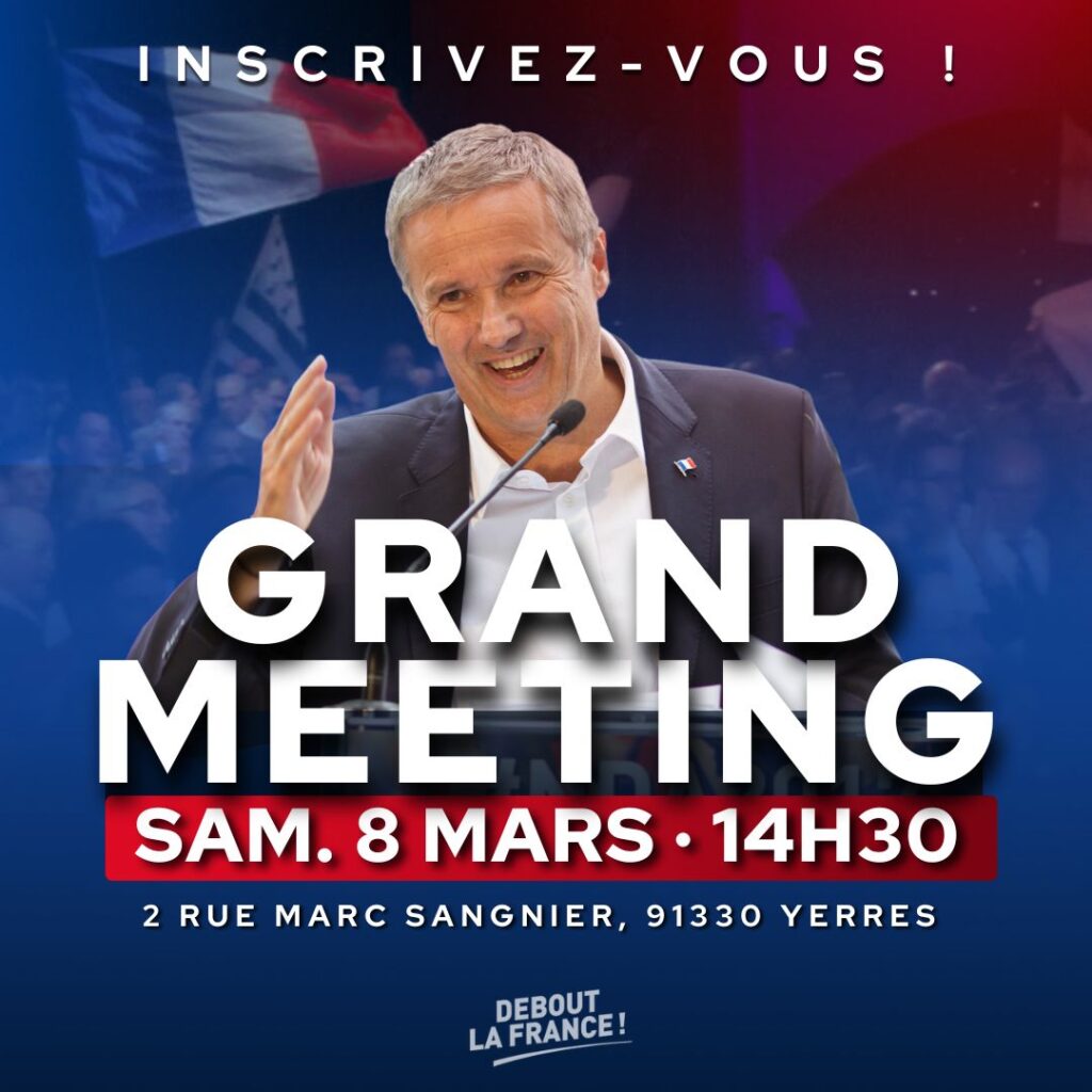 Grand Meeting · Samedi 8 mars 2025 : Inscrivez-vous !